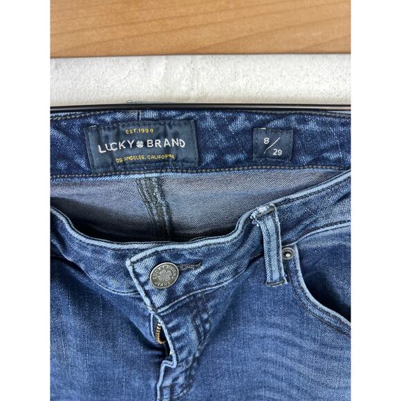 Lucky Brand Women's Mid Rise Sasha Super Skinny Leg Denim Jeans Blue Size 8 - Picture 4 of 7